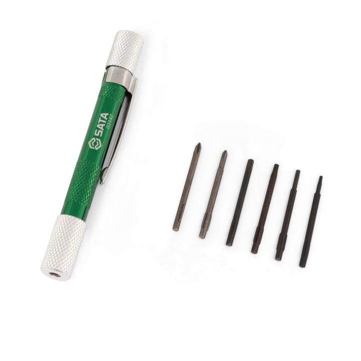 Image of 6 Pc. Phillips® & Slotted Precision Screwdriver Set - SATA