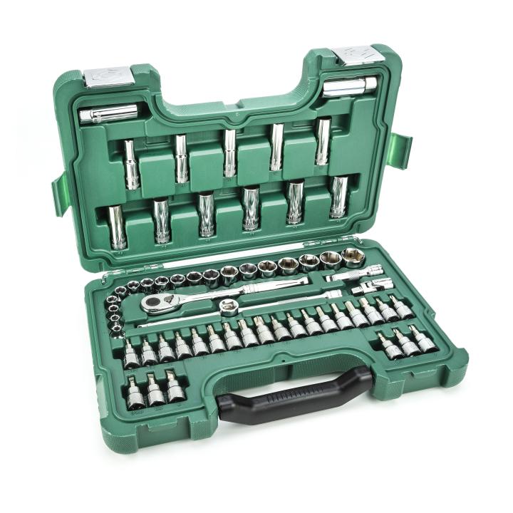 Power torque 62 piece socket deals set