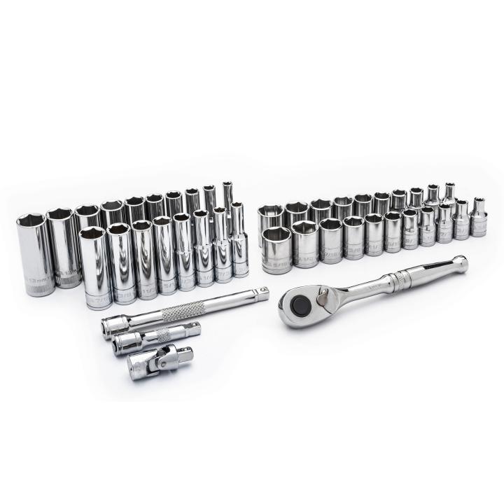 Socket wrench set metric and hot sale standard