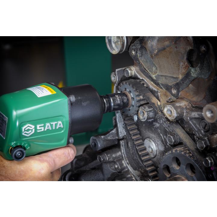 Image of 12 Pc. 1/2" Drive 6 Point Metric Impact Socket Set - SATA