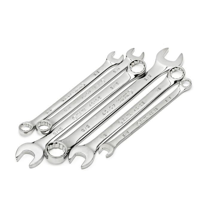 Image of 6 Pc. 12 Point SAE Combination Wrench Set - SATA