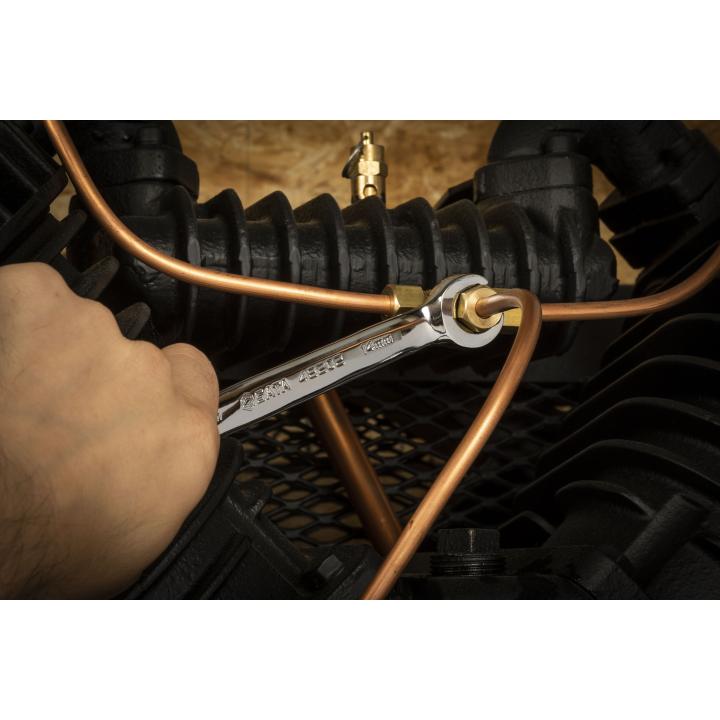Image of 3 Pc. 6 Point Metric Flare Nut Wrench Set AMAZON - SATA