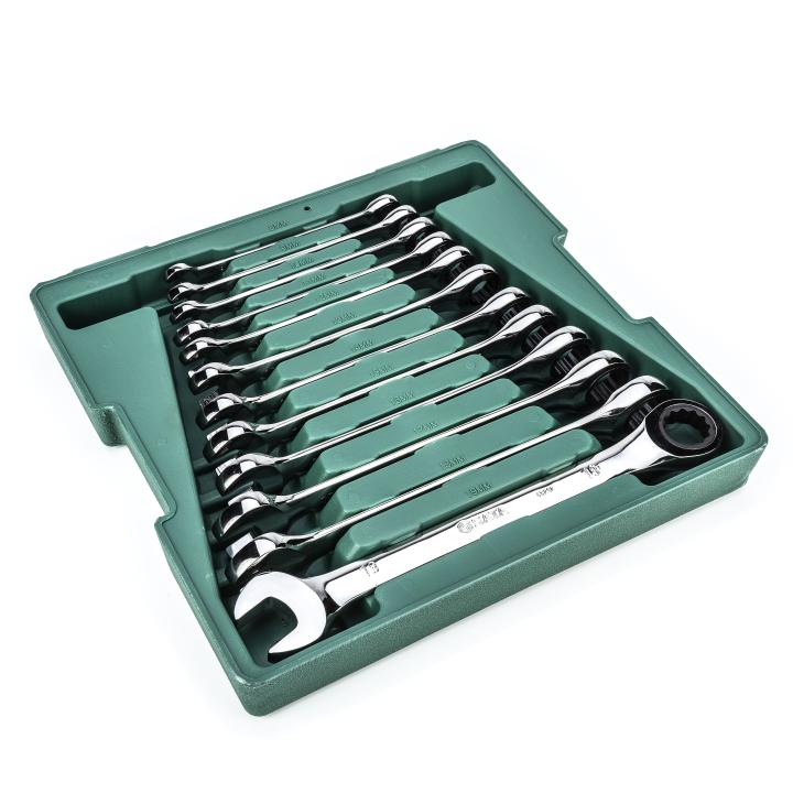 Image of 12 Pc. Ratchet Combination Wrench Set - SATA