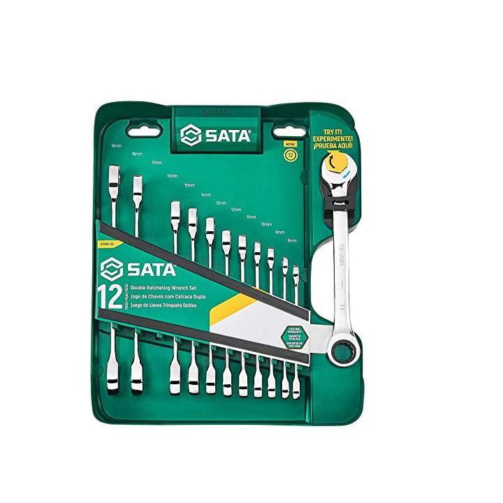 Sata double ratcheting clearance wrench