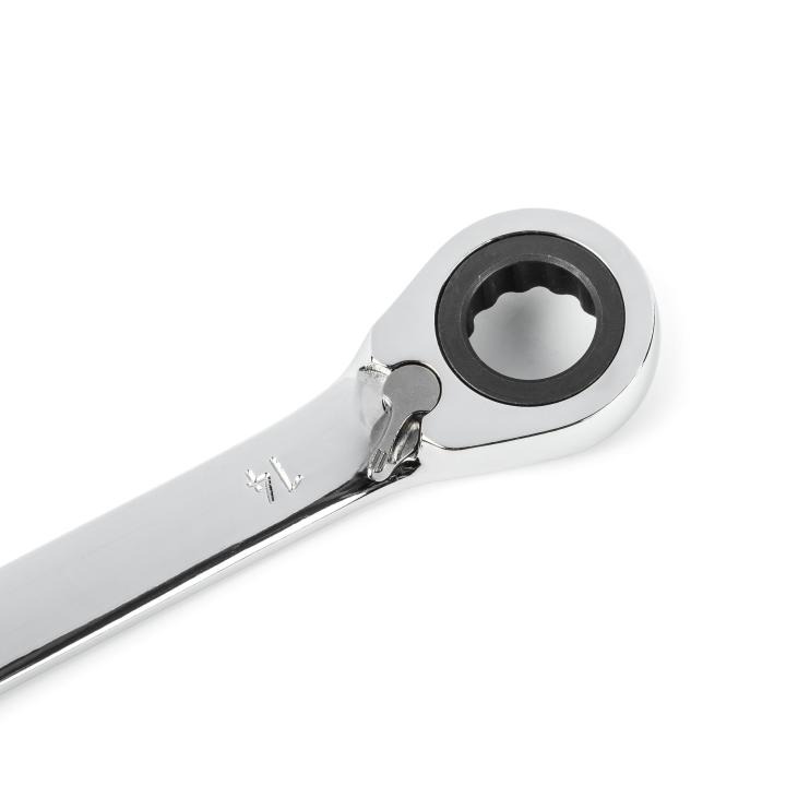Snap-on 13mm Metric Reversible Ratcheting Wrench – SOXRRM13A, Flank Drive Plus, 12-Point, Chrome Finish, USA Made