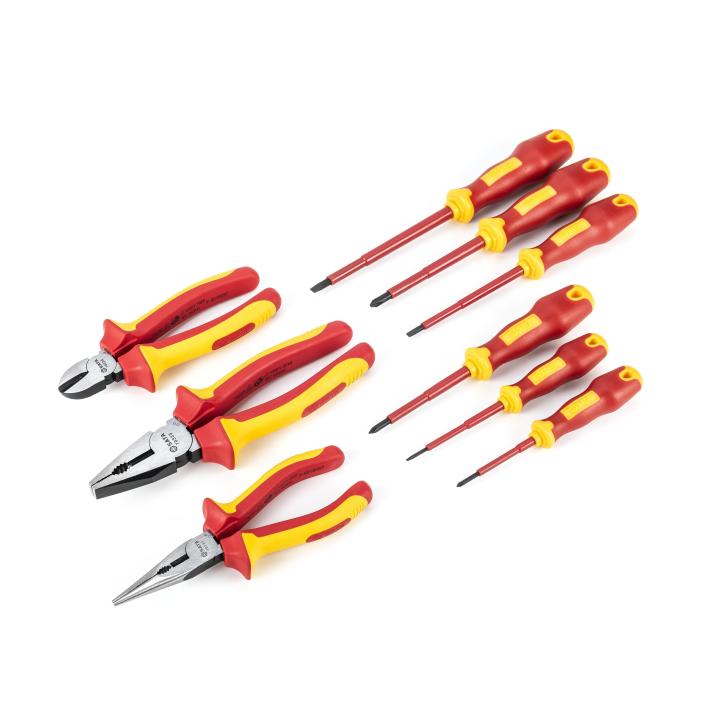 Screwdriver shop pliers set