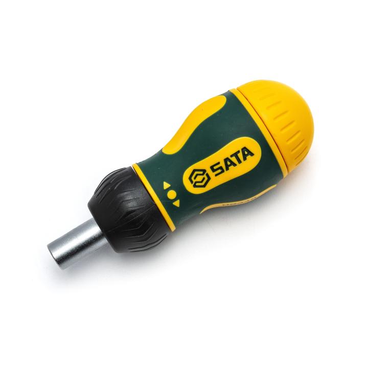 Image of 6 Pc. Stubby Ratcheting Screwdriver Set - SATA