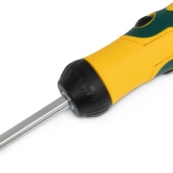 Image of 7 Pc. Folding Ratcheting Screwdriver Set - SATA