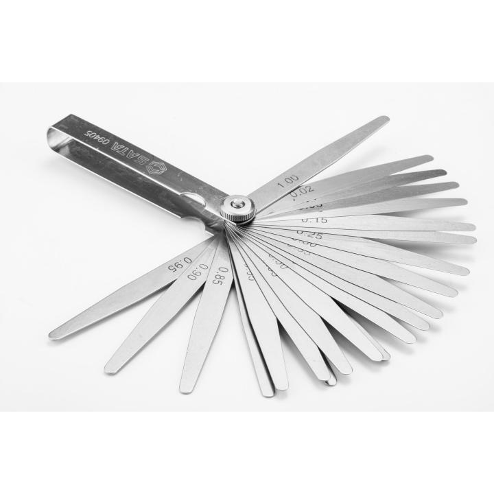 Image of 23 Pc. Feeler Gauge Set 0.02-1.00mm - SATA
