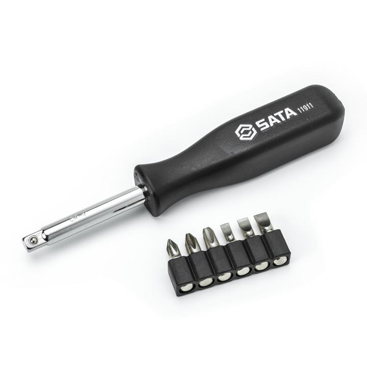 Image of 21 Pc. 1/4" Drive 6 Point 60T Metric Mechanics Tool Set - SATA