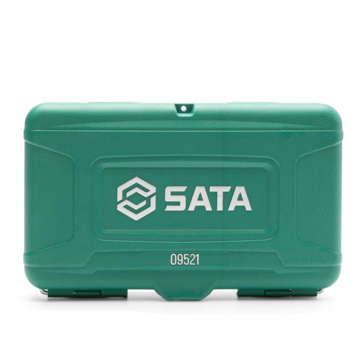 Image of 21 Pc. 1/4" Drive 6 Point 60T Metric Mechanics Tool Set - SATA