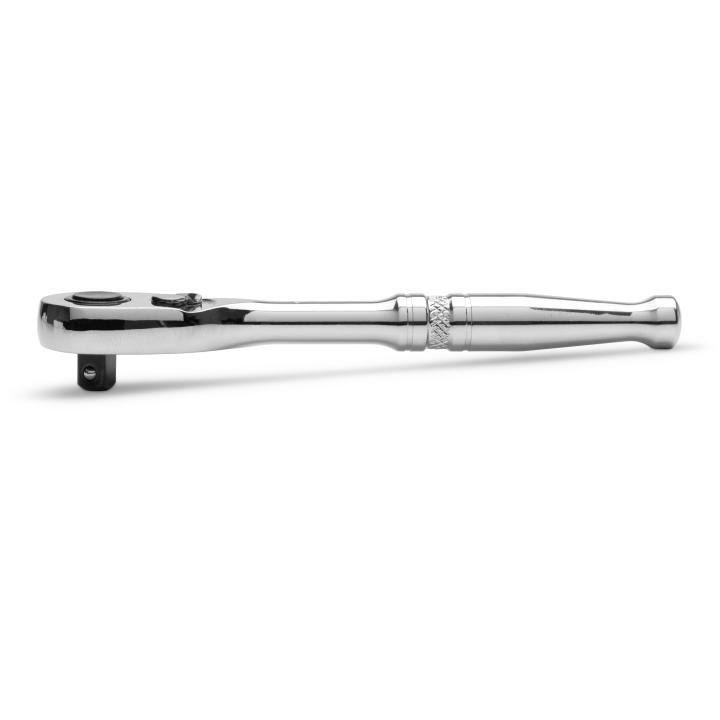 Image of 1/4" Drive 72-Tooth Quick Release Polished Handle Ratchet - SATA