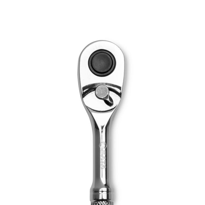 Image of 1/4" Drive 72-Tooth Quick Release Polished Handle Ratchet - SATA
