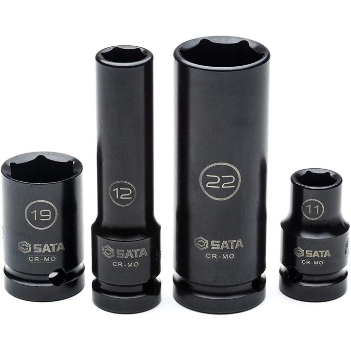 Image of 26 Pc. 1/2" Drive Standard and Deep Thin-Wall Socket Set - SATA