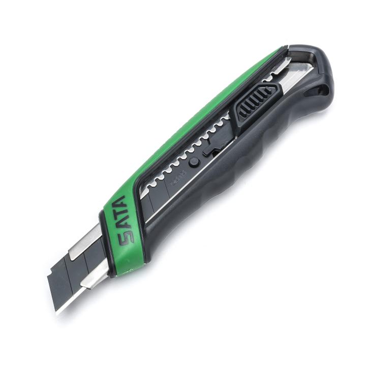 T Series 18 mm Soft Grip Utility Knife SATA