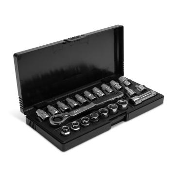 Image of 21 Pc. 3/8" Drive 6 Point Metric/SAE Pass-Thru™ Socket Set - SATA