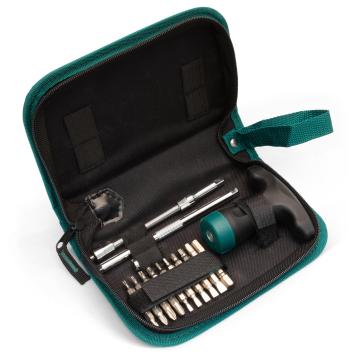 Image of 24 Pc. Ratcheting T-handle Screwdriver Set - SATA